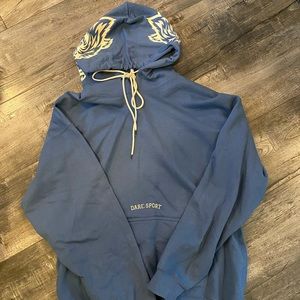 Light Blue Dark Sport Hoodie
